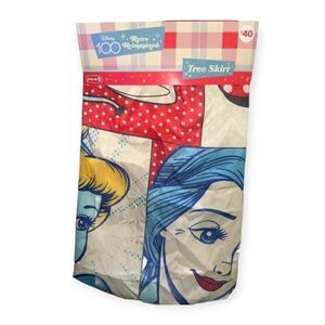 Disney Princess Christmas Tree Skirt ‎ 48" Wide Disney 100 Retro Disneyworld